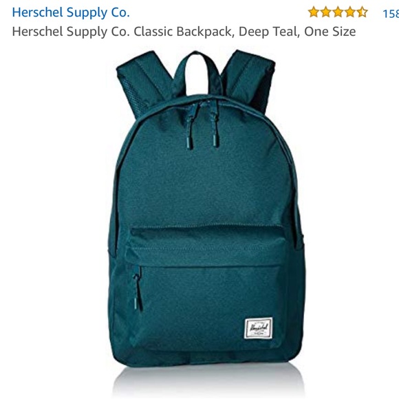Herschel Supply Co Deep Teal Backpack 